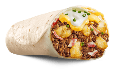 Bacon Cheddar Burrito
