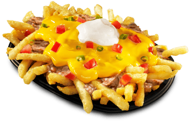 Fiesta Fries Supreme con Frijoles