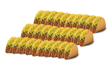 30 Pack de Tacos