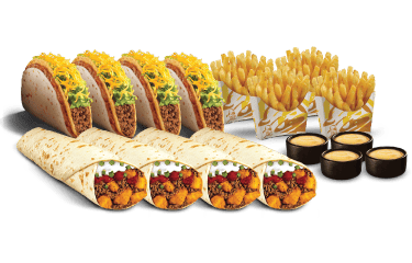 4 Pack Burrito 1/2 Libra Carne y Papa