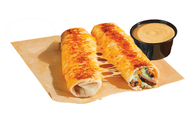 Cheesy Dipping Burritos de Steak